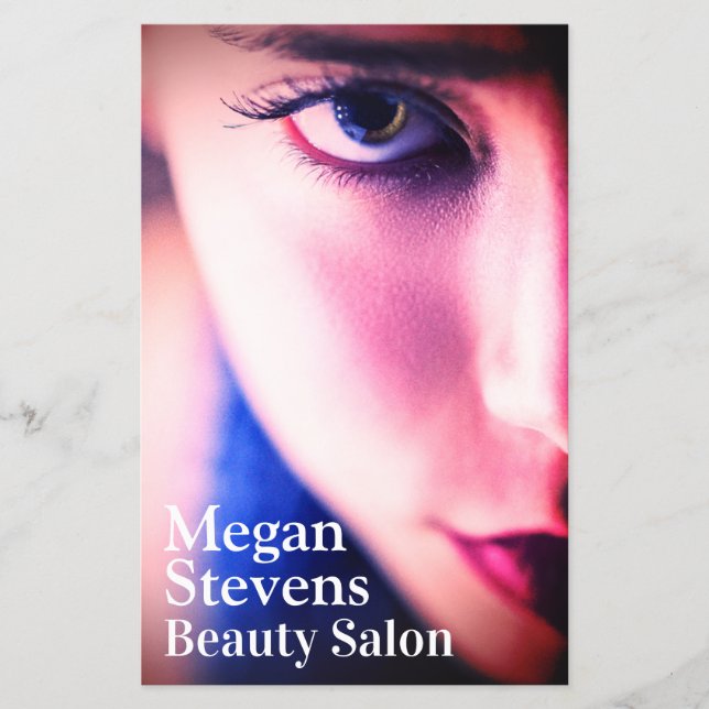 Flyer Cobrir de beleza feminina (Frente)