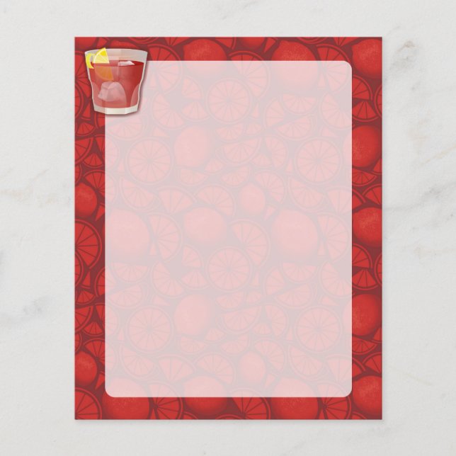 Flyer cocktail americano (Frente)