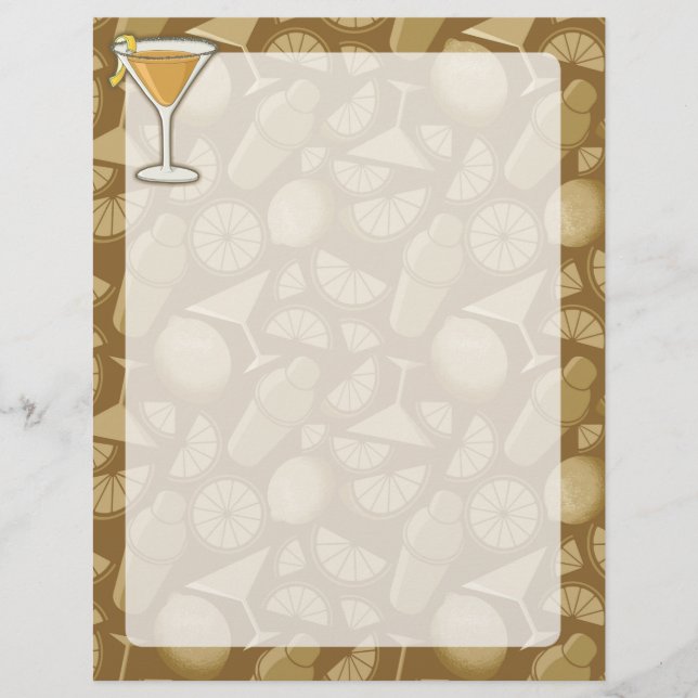 Flyer cocktail Sidecar (Frente)