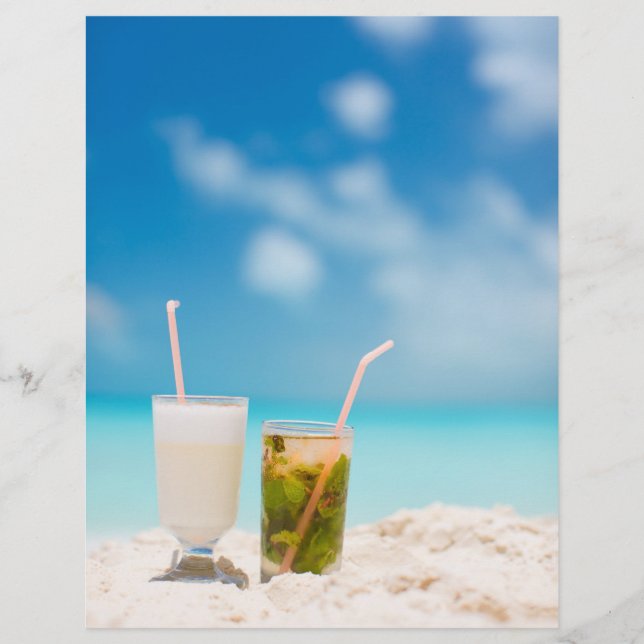 Flyer Cocktails na praia (Frente)