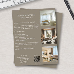 Flyer Código QR de Fotos Personalizadas Mídia Social Pro