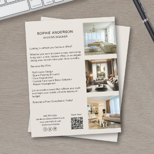 Flyer Código QR de Fotos Personalizadas Mídia Social Pro