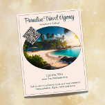 Flyer Código QR do recurso de paraíso tropical<br><div class="desc">Crie seu próprio folheto de negócios com código QR apresentando um design de arte digital de paraíso tropical. Este folheto pode ser usado sozinho ou emparelhado com o Cartão de visita de Código QR do Tropical Paradise Beach Resort. Este design funciona bem para agentes Viagem, corretores imobiliários, corretores imobiliários, proprietários...</div>
