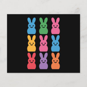 Flyer Coelho de Páscoa Ovos Xadrez Leopardo