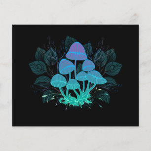 Flyer Cogumelos entre Arbustos