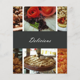 Flyer Colagem da comida