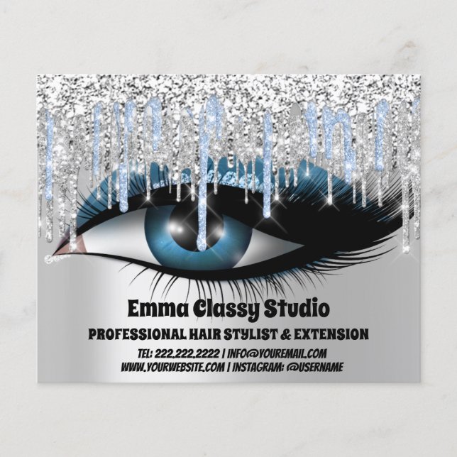 Flyer Colas das unhas do cabeleireiro Colheita de Prata (Frente)