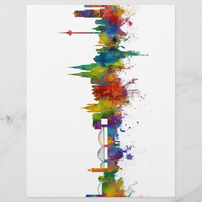 Flyer Colônia Alemanha Skyline (Frente)