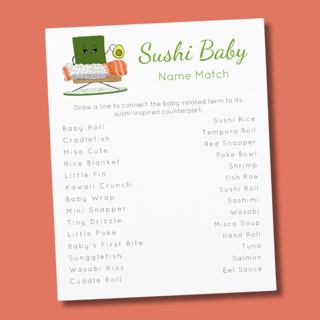 Flyer Combine o Baby Talk com o Sushi Talk! (Criador carregado)