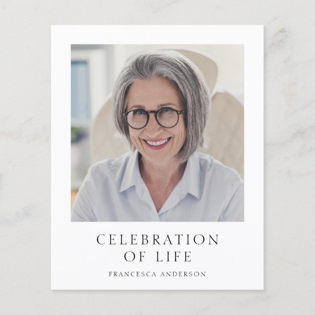 Flyer Comemoração moderna do Memorial do Orçamento Foto  (Frente)