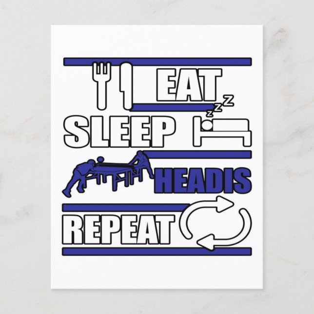 Flyer Comer Cabeça de Sono Presente (Frente)