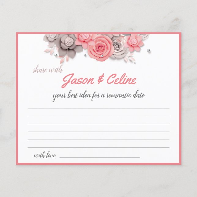 Flyer Compartilhe uma ideia de data para a placa de Chá  (Frente)