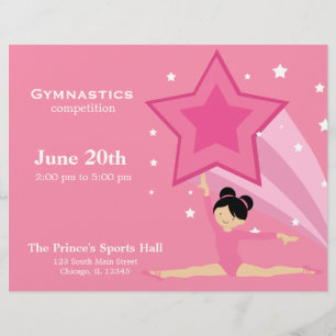 Flyer Competição da ginástica