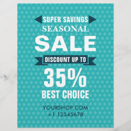 Flyer Compro de Desconto de Venda Sazonal