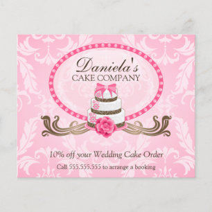 Flyer Comprovante do disconto do bolo