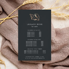 Flyer Concha de Caramujo de Cobre Elegante | Preços e Se