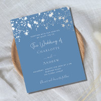 Concurso de casamento elegante do orçamento azul D