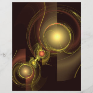 Flyer Conexão Íntima Energia Dourada Arte Abstrata