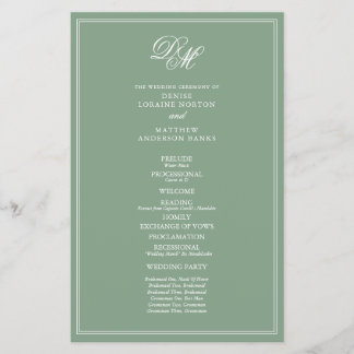 Flyer Conjunto de Casamento Orçado Definido no Programa 