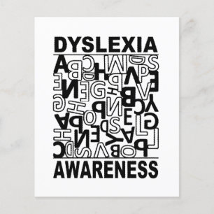 Flyer Conscientização da Dislexia Professores Alunos Dis