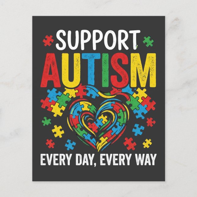 Flyer Conscientização do autismo (Frente)