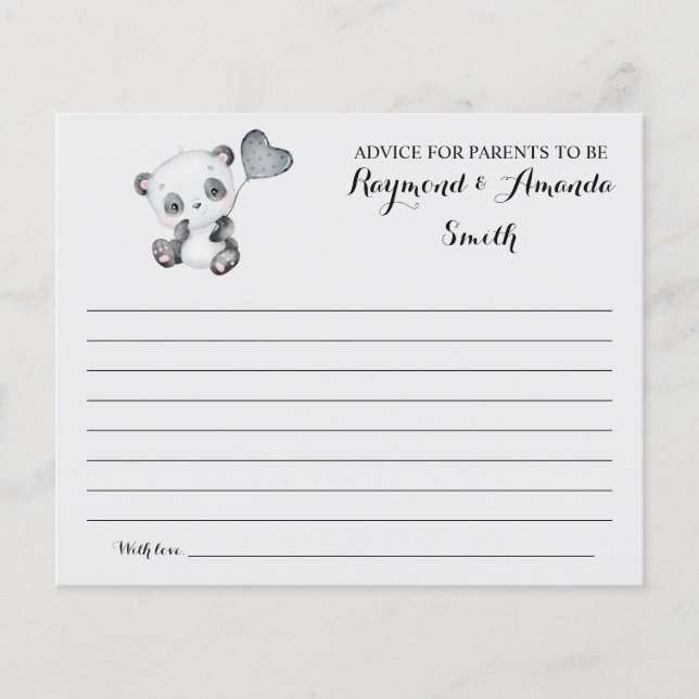 Flyer Conselhos para a placa de Chá de fraldas da mãe e  (Frente)