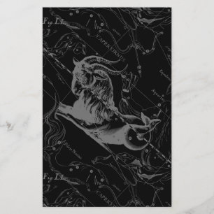 Flyer Constelação de Capricórnio Hevelius 1690 em Pre