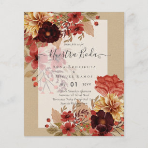 Flyer Convidações de Boda, Queda do Orçamento Caseiro