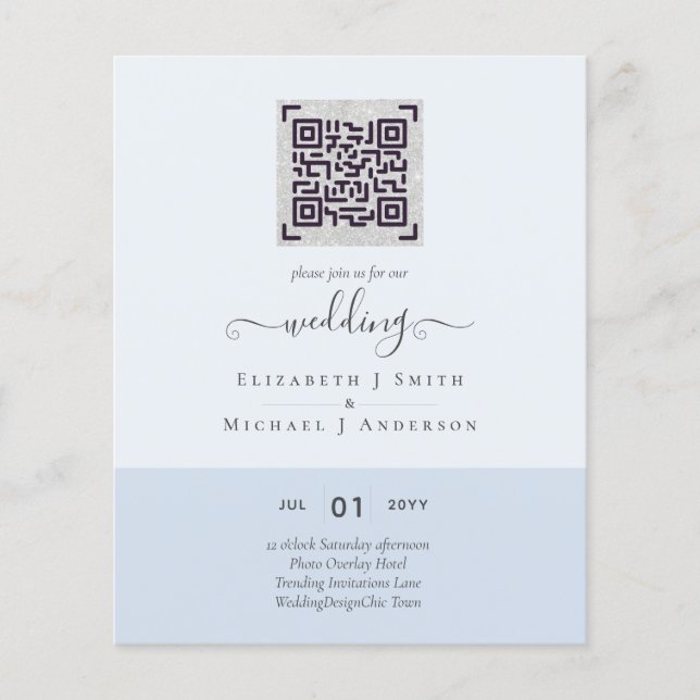 Flyer Convidados de Data de Salvamento de Casamento de C (Frente)