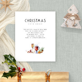 Flyer Convidar Bebidas Abertas de Natal em PAPEL