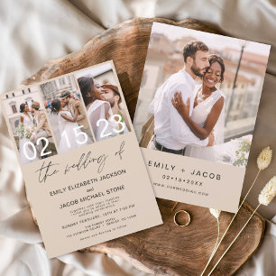 Flyer Convite De Casamento De Foto De Terracotta De Orça