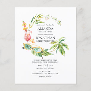 Flyer Convite de Casamento de Verão