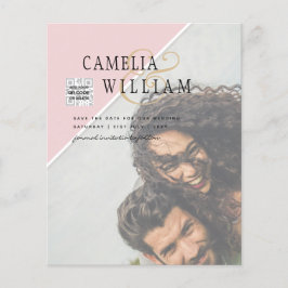 Flyer Convite de Casamento Fotográfico Orçamento Cores M