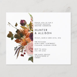 Flyer Convite de Churrasco de Casal de Outono do Orçamen