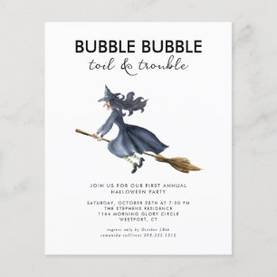 Flyer Convite de Festa de Halloween de Orçamento