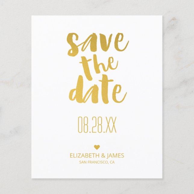 Flyer Convite de Noivado Orçamento Casamento Salve A Dat (Frente)
