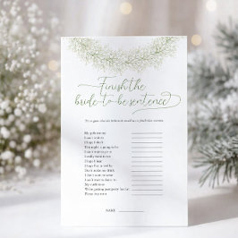 Flyer Convite do Jogo de Chuveiro de Noiva para Completa