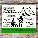 Flyer Convite para Camp Fim de Semana de Reunião da Famí<br><div class="desc">Folheto de Convite para Camp de Fim de Semana da Reunião da Família / Este modelo multiuso pode ser modificado em convites para escolas,  trabalhos ou negócios. / Projetado com paixão,  impresso com cuidado e empacotado com amor!</div>