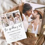 Flyer Convite para Casamento de Fotos Branco e Preto do<br><div class="desc">Celebre sua história de amor com nosso Convite para Casamento de Fotos Branco e Preto no Orçamento. Este convite elegante e barato captura a beleza eterno do seu romance em preto clássico e branco. Projetado para se adequar a qualquer orçamento, este convite não se compromete em estilo. A simplicidade do...</div>