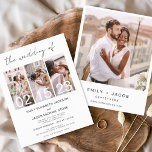 Flyer Convite para Casamento de Fotos Branco e Preto do<br><div class="desc">Celebre sua história de amor com nosso Convite para Casamento de Fotos Branco e Preto no Orçamento. Este convite elegante e barato captura a beleza eterno do seu romance em preto clássico e branco. Projetado para se adequar a qualquer orçamento, este convite não se compromete em estilo. A simplicidade do...</div>