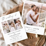 Flyer Convite para Casamento de Fotos Branco e Preto do<br><div class="desc">Celebre sua história de amor com nosso Convite para Casamento de Fotos Branco e Preto no Orçamento. Este convite elegante e barato captura a beleza eterno do seu romance em preto clássico e branco. Projetado para se adequar a qualquer orçamento, este convite não se compromete em estilo. A simplicidade do...</div>