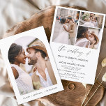 Flyer Convite para Casamento de Fotos Branco e Preto do<br><div class="desc">Celebre sua história de amor com nosso Convite para Casamento de Fotos Branco e Preto no Orçamento. Este convite elegante e barato captura a beleza eterno do seu romance em preto clássico e branco. Projetado para se adequar a qualquer orçamento, este convite não se compromete em estilo. A simplicidade do...</div>