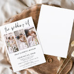 Flyer Convite para Casamento de Fotos Branco e Preto do<br><div class="desc">Celebre sua história de amor com nosso Convite para Casamento de Fotos Branco e Preto no Orçamento. Este convite elegante e barato captura a beleza eterno do seu romance em preto clássico e branco. Projetado para se adequar a qualquer orçamento, este convite não se compromete em estilo. A simplicidade do...</div>