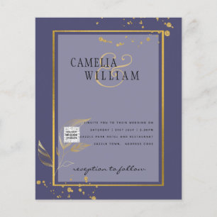 Flyer Convite para casamento de fotos do BUDGET Salvar a