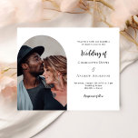 Flyer Convite para casamento moderno da foto de aranha<br><div class="desc">Por favor, note que este convite está no papel de folheto e é muito fino. Os envelopes não estão incluídos. Para convites mais espessos (mesmo design) visite nossa loja. Um convite para casamento de fotos Na frente: adicione o seu dentro de foto de tamanho vertical ao quadro de fotos de...</div>