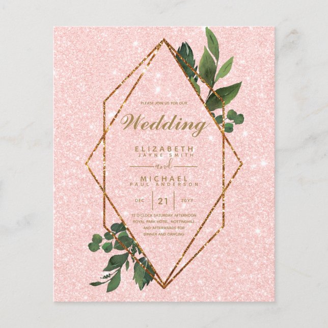 Flyer Convites de Casamento com Orçamento Mais Baixo Mol (Frente)