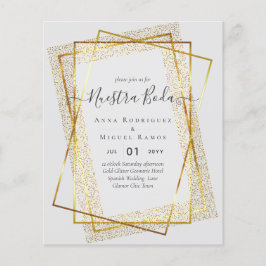 Flyer Convites de Casamento, Orçamento BODAS de Ouro esp
