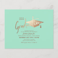 Convites de Festa de formatura Mínima Simples de O