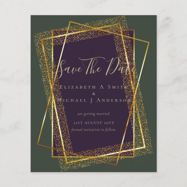 Flyer CONVITES ORÇAMENTAIS À BASE DE LÂMINAS Douradas (Frente)