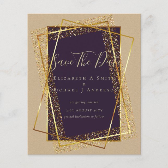 Flyer CONVITES ORÇAMENTAIS À BASE DE LÂMINAS Douradas (Frente)